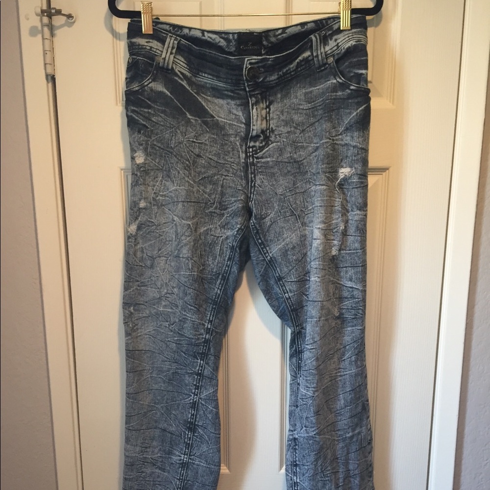 Vintage Z Cavaricci Distressed Denim